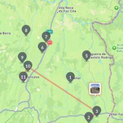 Mapa Rotacastelos Do Coa