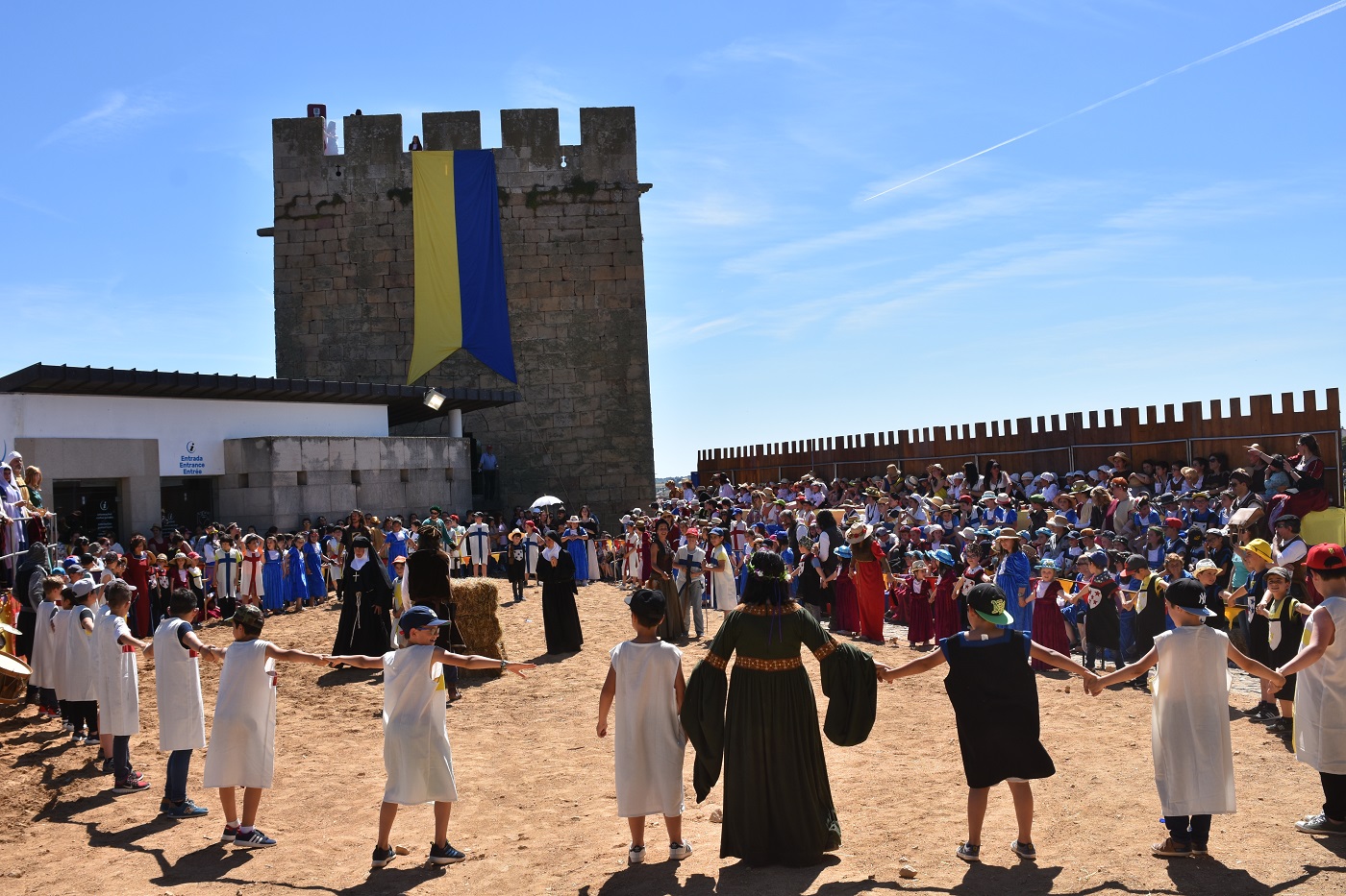 01 Feira Medieval Animacao Foto De Arquivo